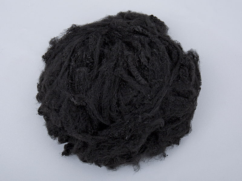 1.5D EMW-04R Hitam Chemical Fiber Non-Woven Fiber